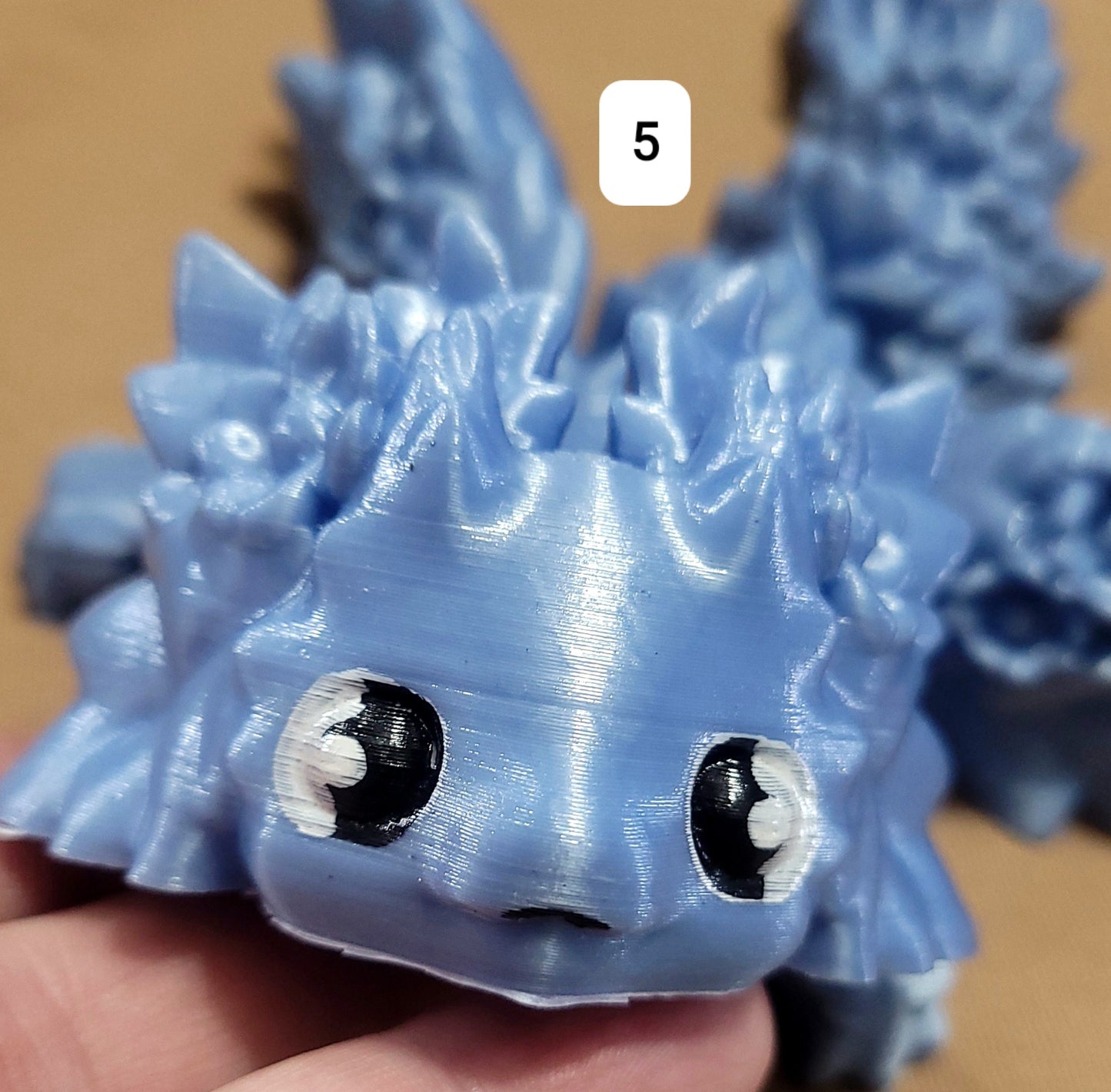 Articulated Kosha Dragon 8"x5" 3d Printed, PLA