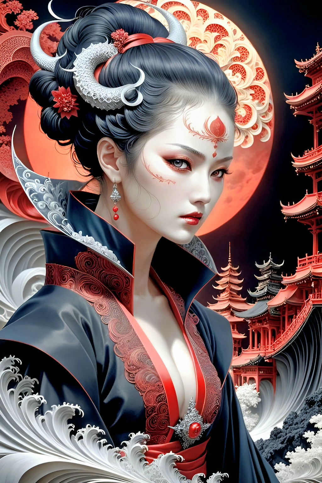Moon Geisha 8x10, EDC Hank
