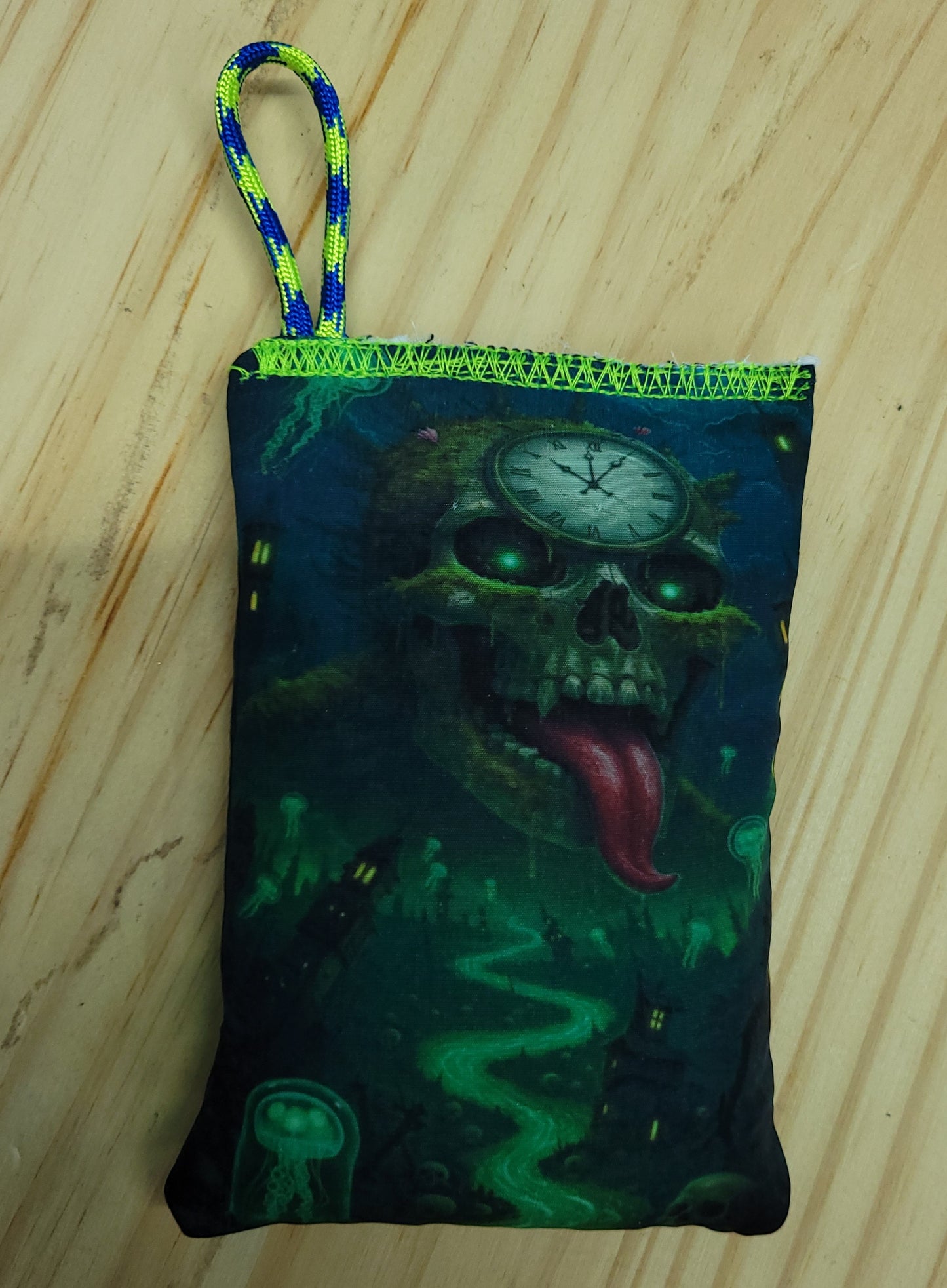 Time of Death, Halloween Clay Chalk Dry Bags, Disc Golf, Sports Dry Bag, 50% Clay, 50% Chalk