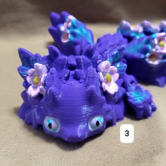 Articulated Kosha Dragon 8"x5" 3d Printed, PLA