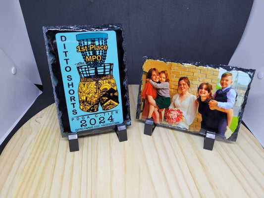 Slate Photo Frame, Perfect for Photos or for Trophies