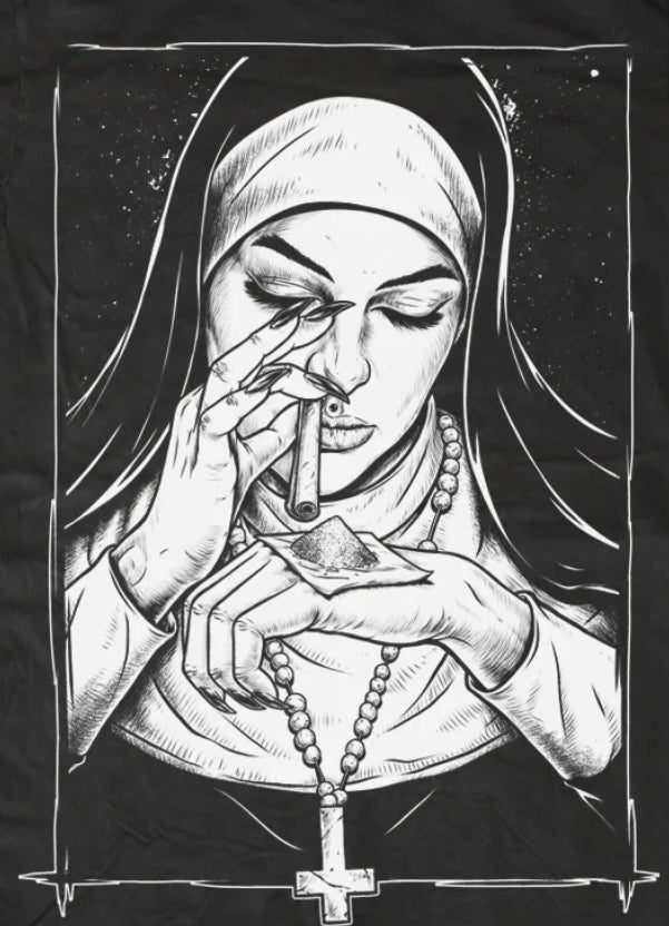 Nun Snorting C EDC Hank , Handkerchief