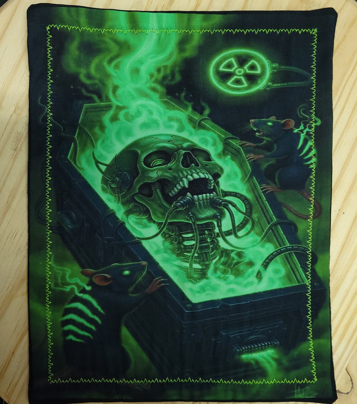 Skull in Coffin EDC Hank , Handkerchief