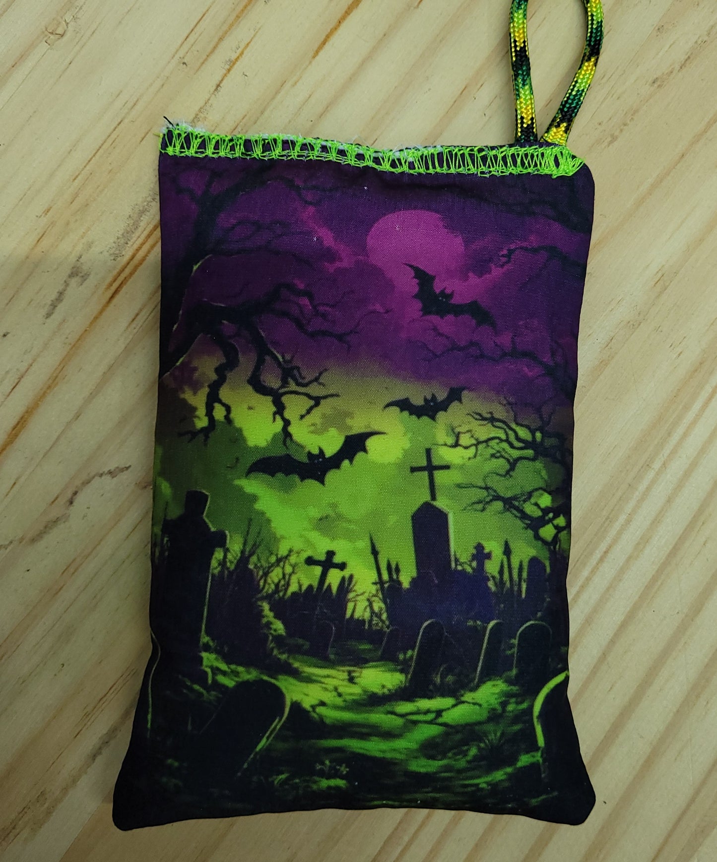 Cemetery, Halloween Clay Chalk Dry Bags, Disc Golf, Sports Dry Bag, 50% Clay, 50% Chalk